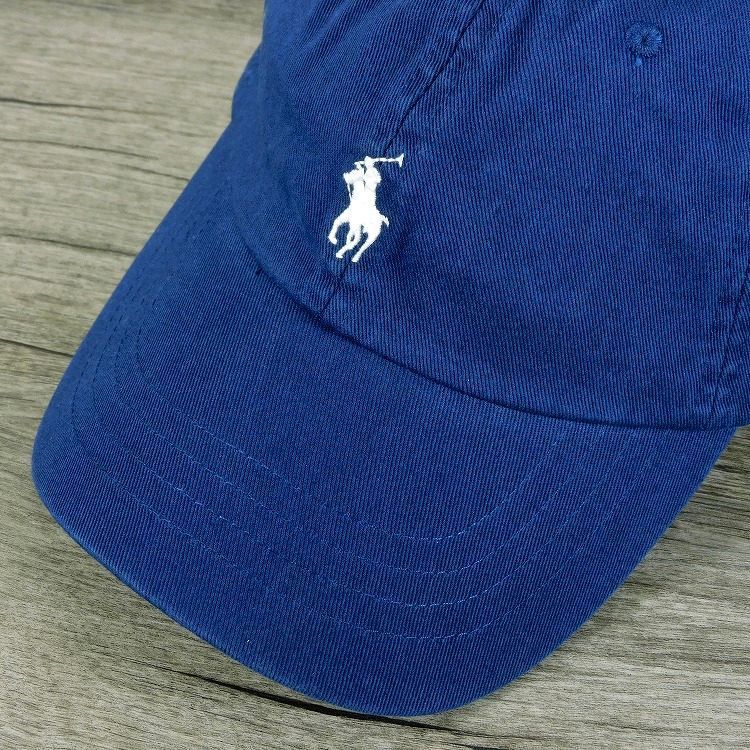 新品 ポロ・ラルフローレン キャップ 紺 ONE SIZE コットンチノ