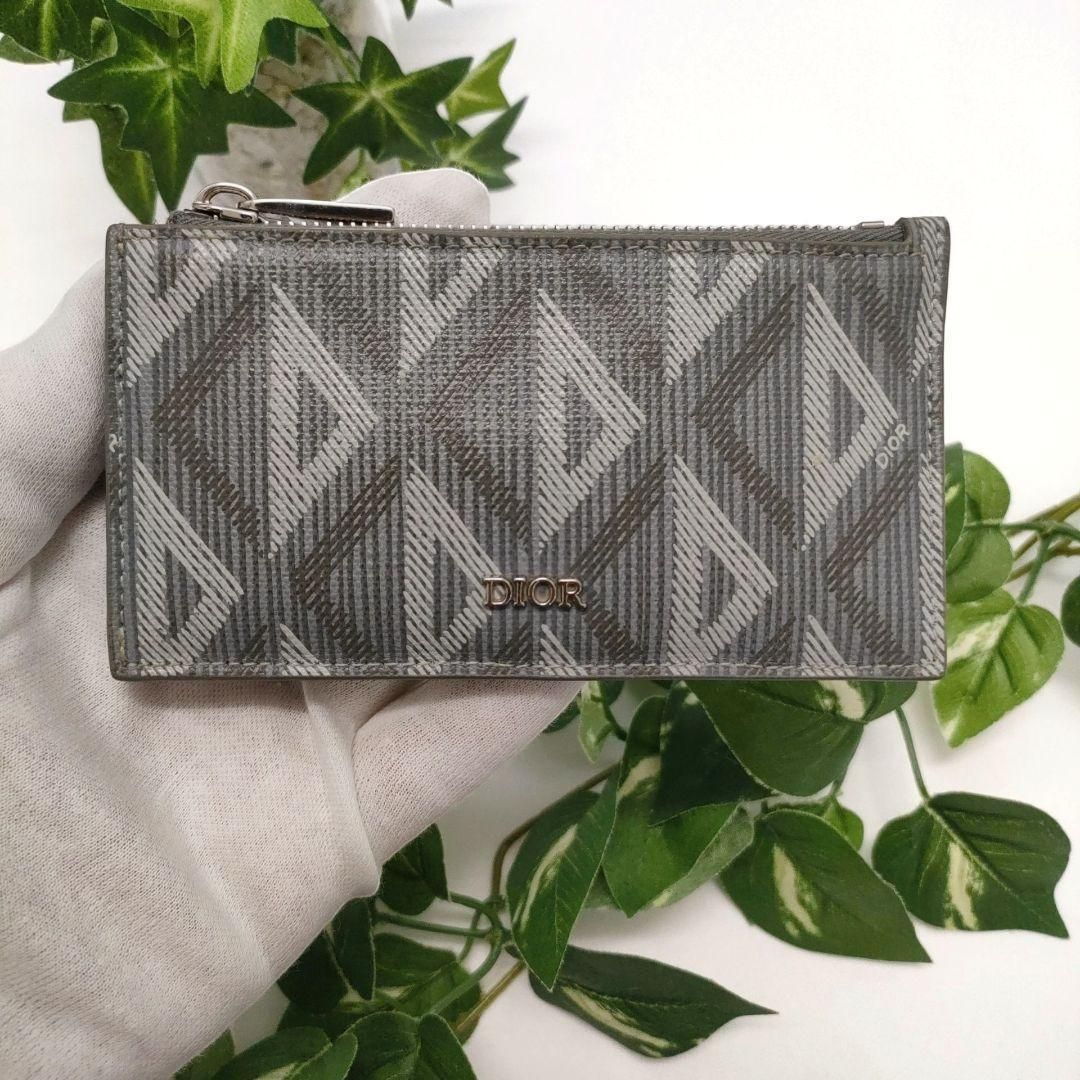 ディオール フラグメントケース コインカードホルダー CDダイヤモンド グレー