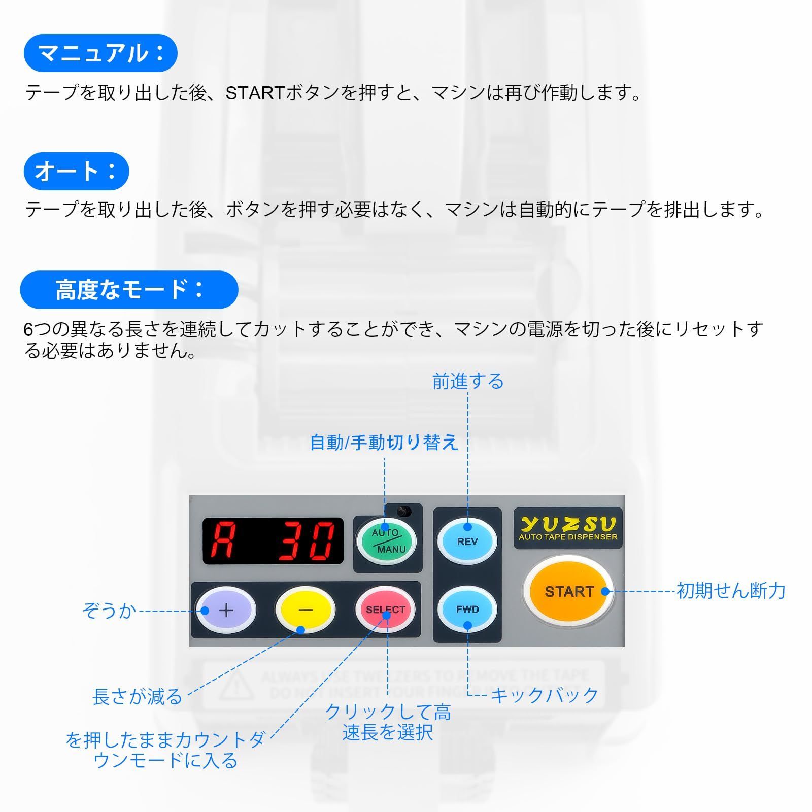 電動テープカッター 電動