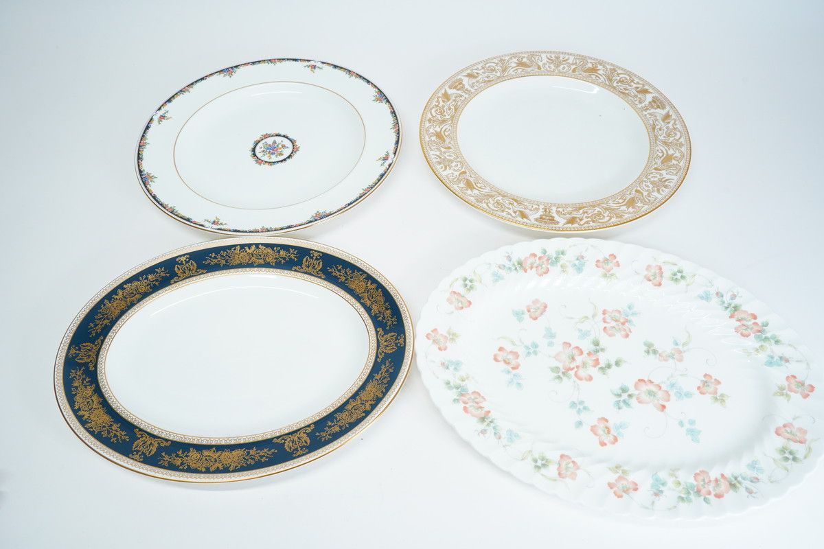 希少！　ウェッジウッド　 ヴィンテージ　プレート　4枚 WEDGWOOD - 【未使用美品】ウェッジウッド☆ビンテージブルー