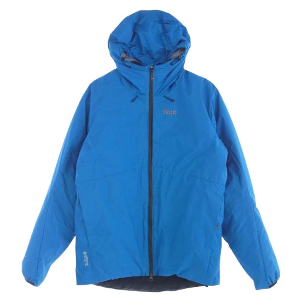 TILAK ティラック Svalbard Jacket ロゴ刺繍 フード スバルバード ジャケット ブルー