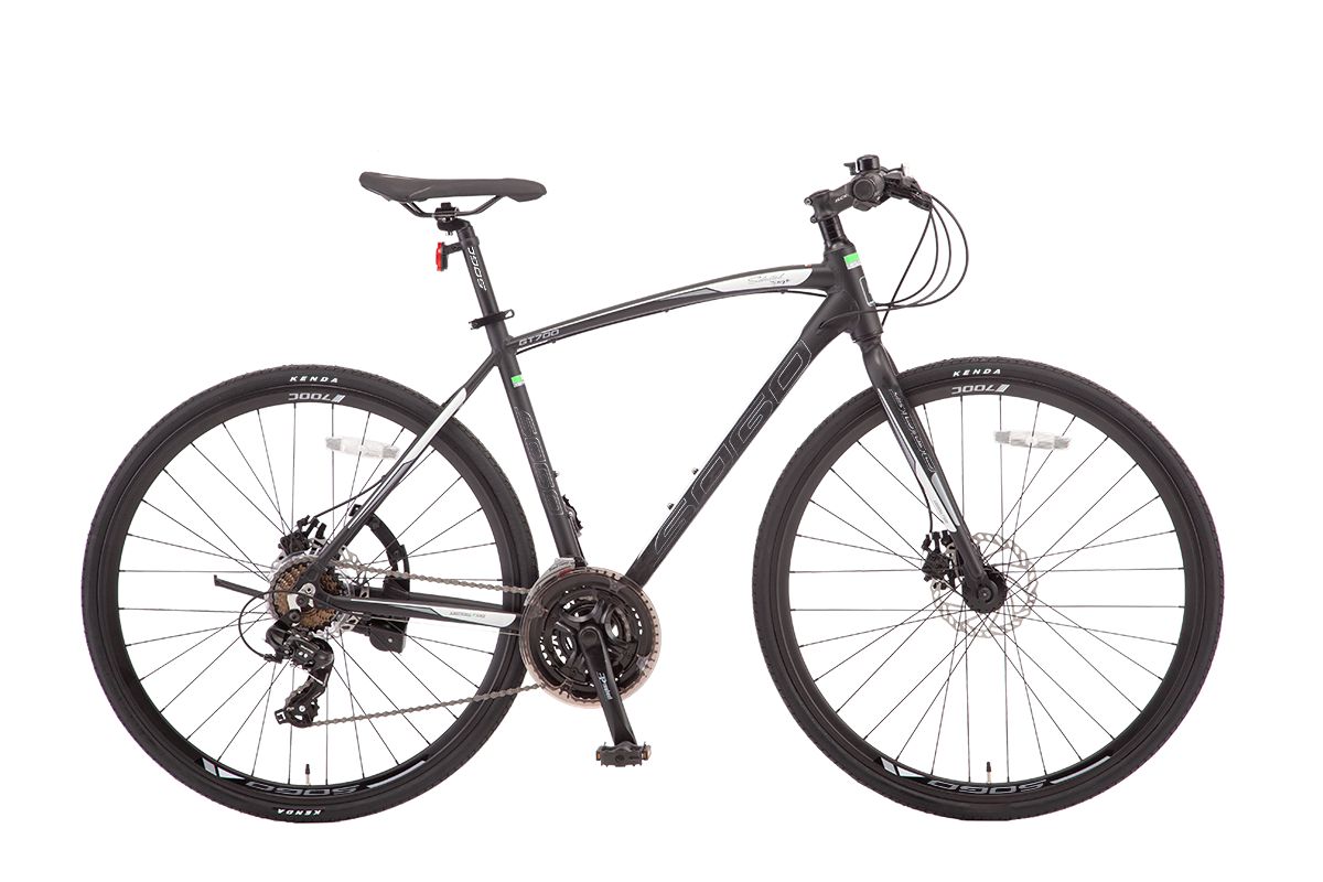 新品☆未使用 クロスバイク 700C×25C 高級アルミ仕様 21段ギア マット