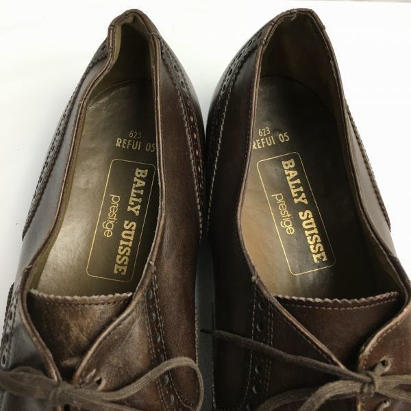 試着交換OK！BALLYバリー VintageSUISSEモデル 大きめ12E ウイング