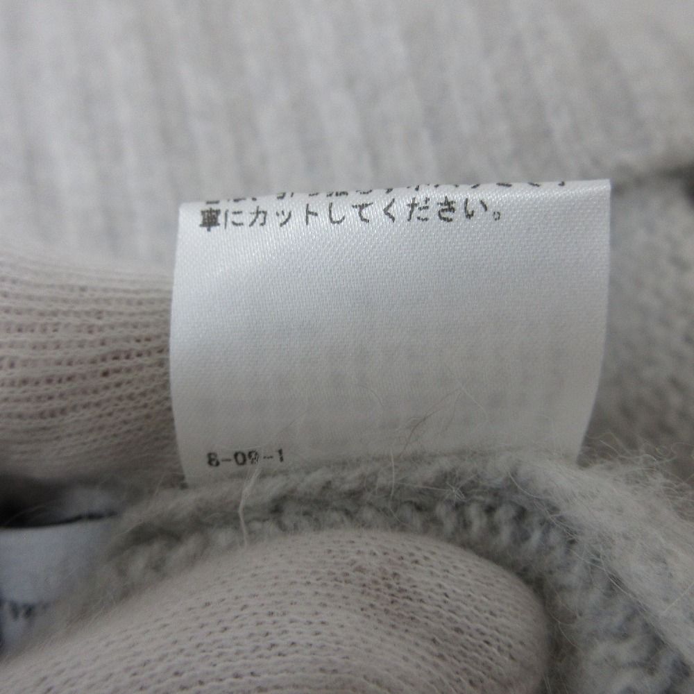 美品 22AW Spick ＆ Span スピック＆スパン フォックス混ボトルネックプルオーバー ニット セーター 22080200704030 グレー レディース 古着 中古 Spick & Span - 美品 22AW Spick ＆ Span スピック＆スパン