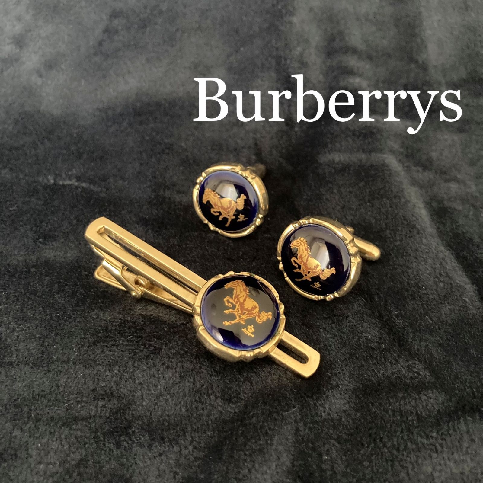 BURBERRY バーバリー カフス カフリンクス ゴールド 希少品