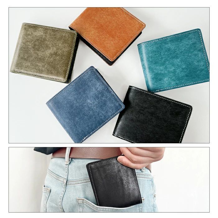 2つ折り財布 メンズ 本革 二つ折り 財布 二つ折り財布 サイフ ウォレット 革 本皮 レザー メンズ カード収納 小銭入れ コインケース付き 二つ折りサイフ 革財布 メンズ財布 シンプル パイオニア WM-D1-02