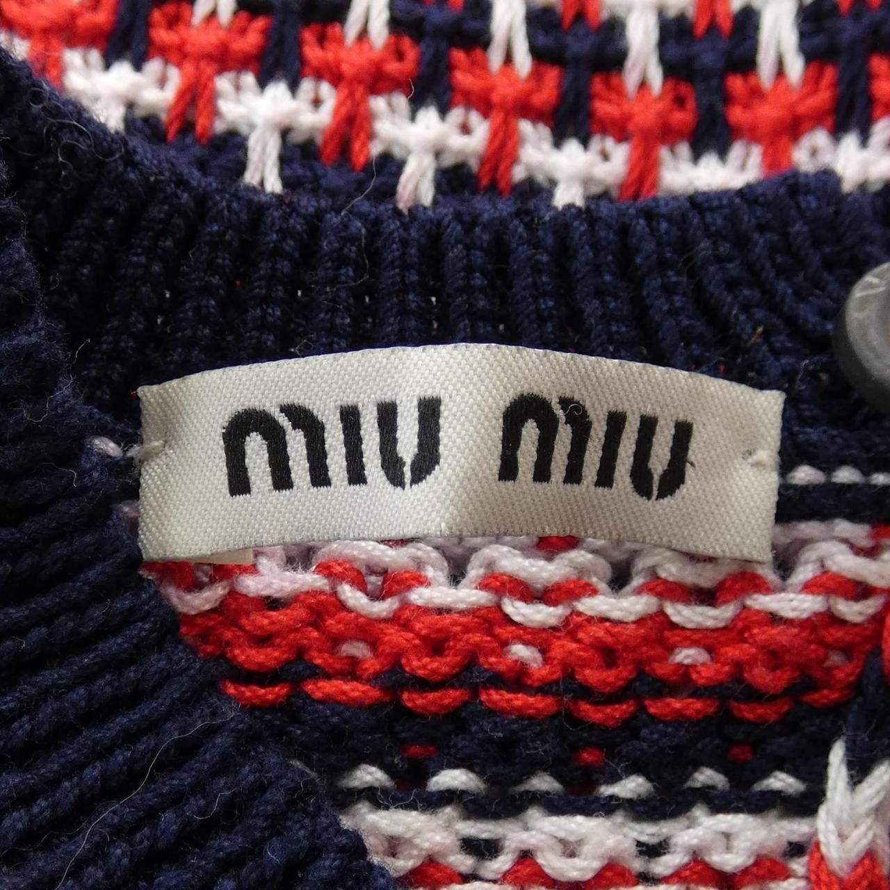 ミュウミュウのロゴ入りワンピース ミュウミュウ MIU MIU ワンピース - メルカリ