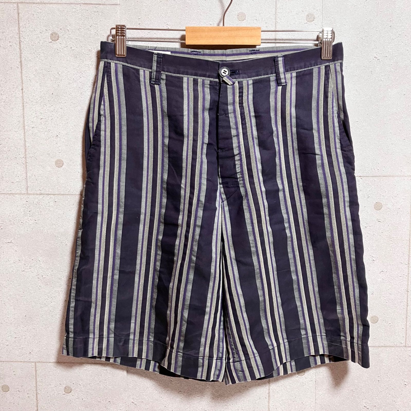 DRIES VAN NOTEN ドリスヴァンノッテン ストライプ ハーフパンツ