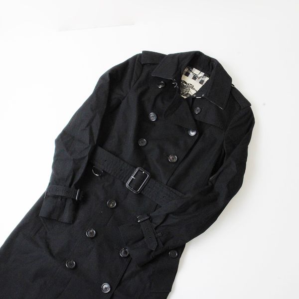 バーバリー　サンドリンガム Short Kensington Heritage Trench Coat in Coal blue - Men