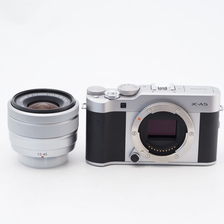 Fujifilm X-A5 ミラーレス一眼 シルバー【本体＋バッテリー付】 Amazon | 富士フイルム(FUJIFILM) ミラーレス一眼カメラ X-A5