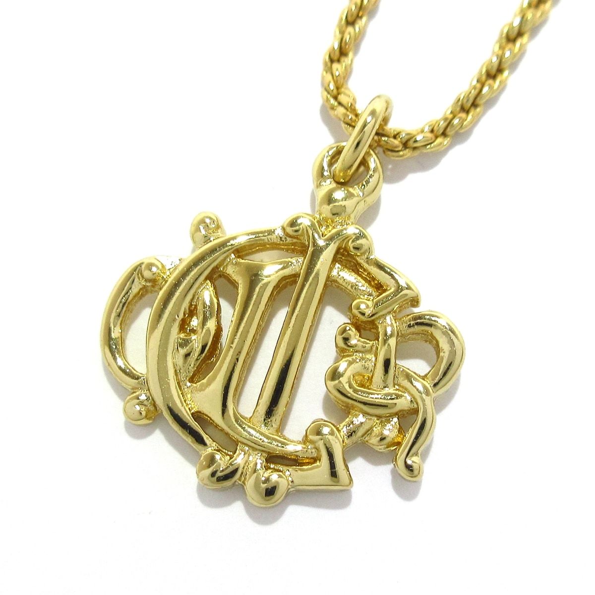 ✨美品✨ DIOR ゴールドネックレス クリスチャンディオール Christian Dior クリスチャンディオール ロゴ ネックレス