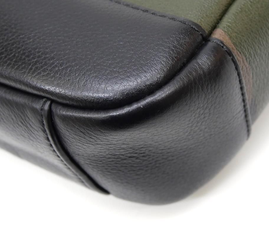 ☆美品☆【COACH (コーチ) ひろき F25267 ビジネスバッグ カモフラ迷彩柄】
