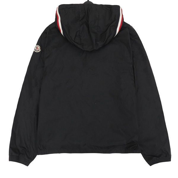 美品】MONCLER トリコロール ナイロンジャケット ロゴワッペン