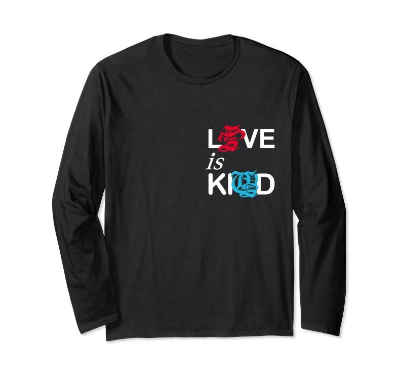ALL 愛 NEED IS 優. -Love with roses- 長袖Tシャツ