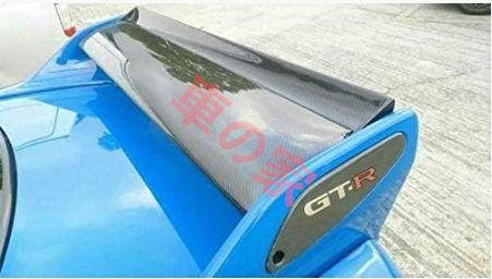 カーボン For 日産 Skyline R33 1993-1998 GTR Nismo Twin リアスポイラー Blade Spoiler Wing Blade Part