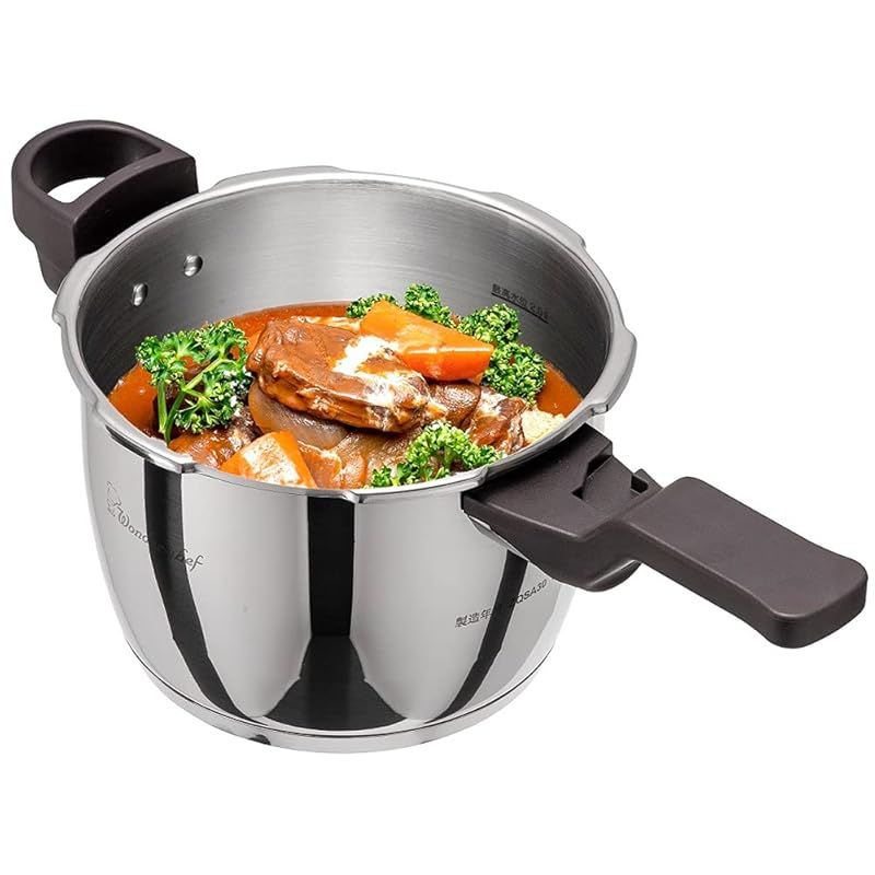 ワンダーシェフ wonderchef 圧力鍋 片手圧力鍋 3L IH対応 超高圧 高圧切替 時短 除菌力99.9 スチーム 浜田陽子 フル レシピ本付き シルバー 魔法のクイック料理 ZQSA30 1