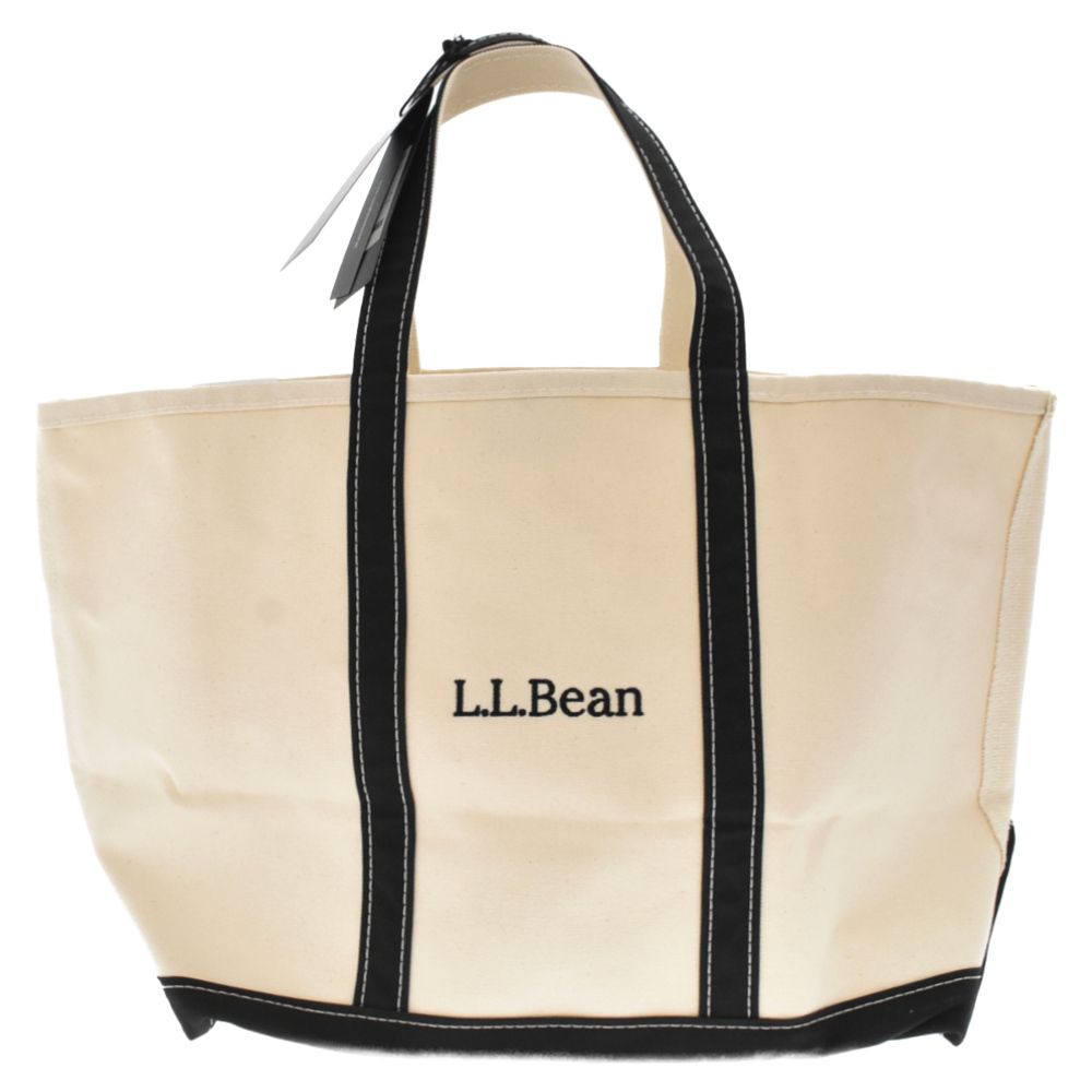 NEIGHBORHOOD (ネイバーフッド) 23SS×L.L.Bean TOTE-L BOAT AND TOTE ビーントート トートバッグ  エルエルビーン アイボリー/ブラック 231KMLBN-CG04