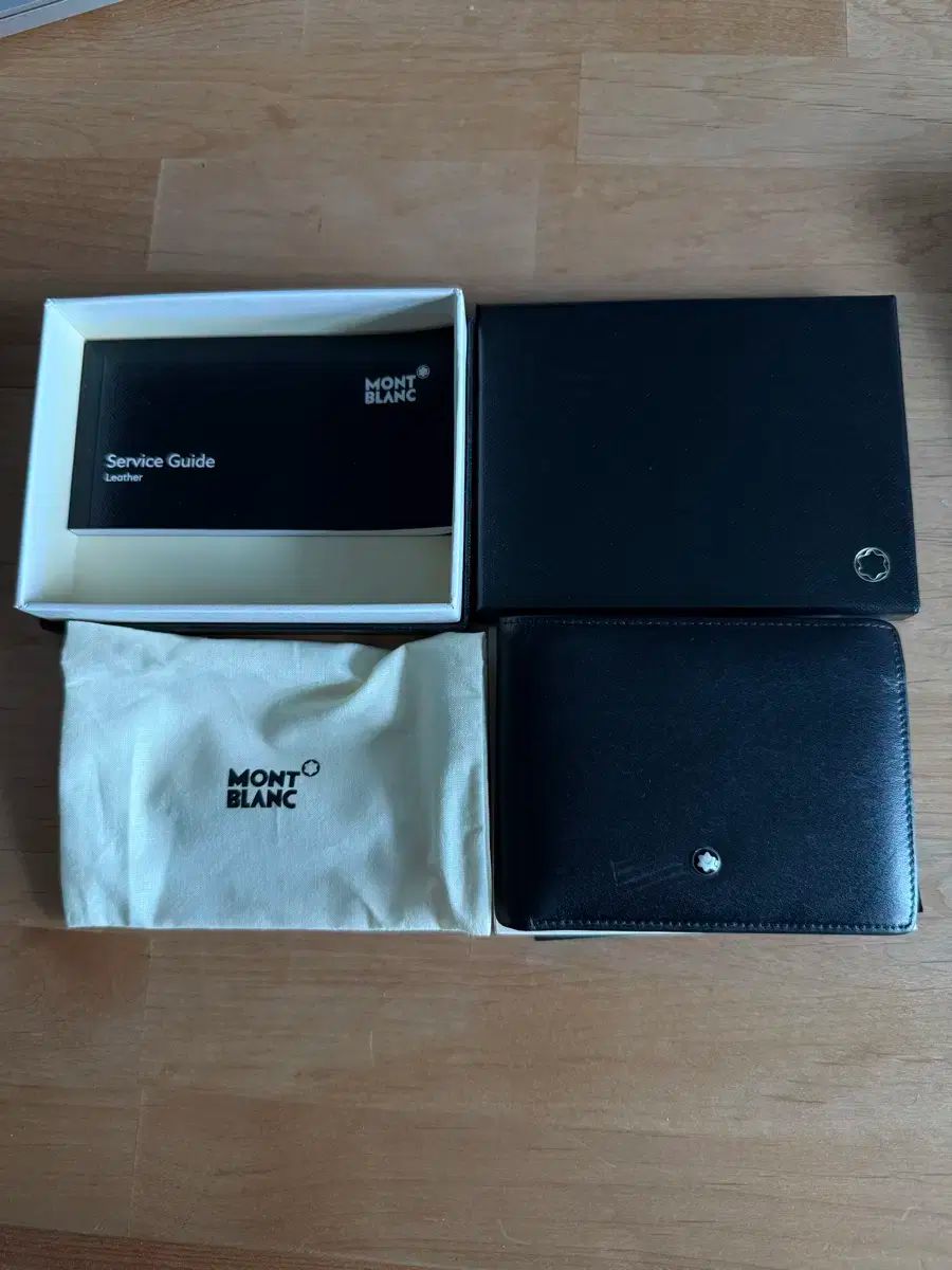 Montblanc モンブラン 二つ折り財布 付属品完備