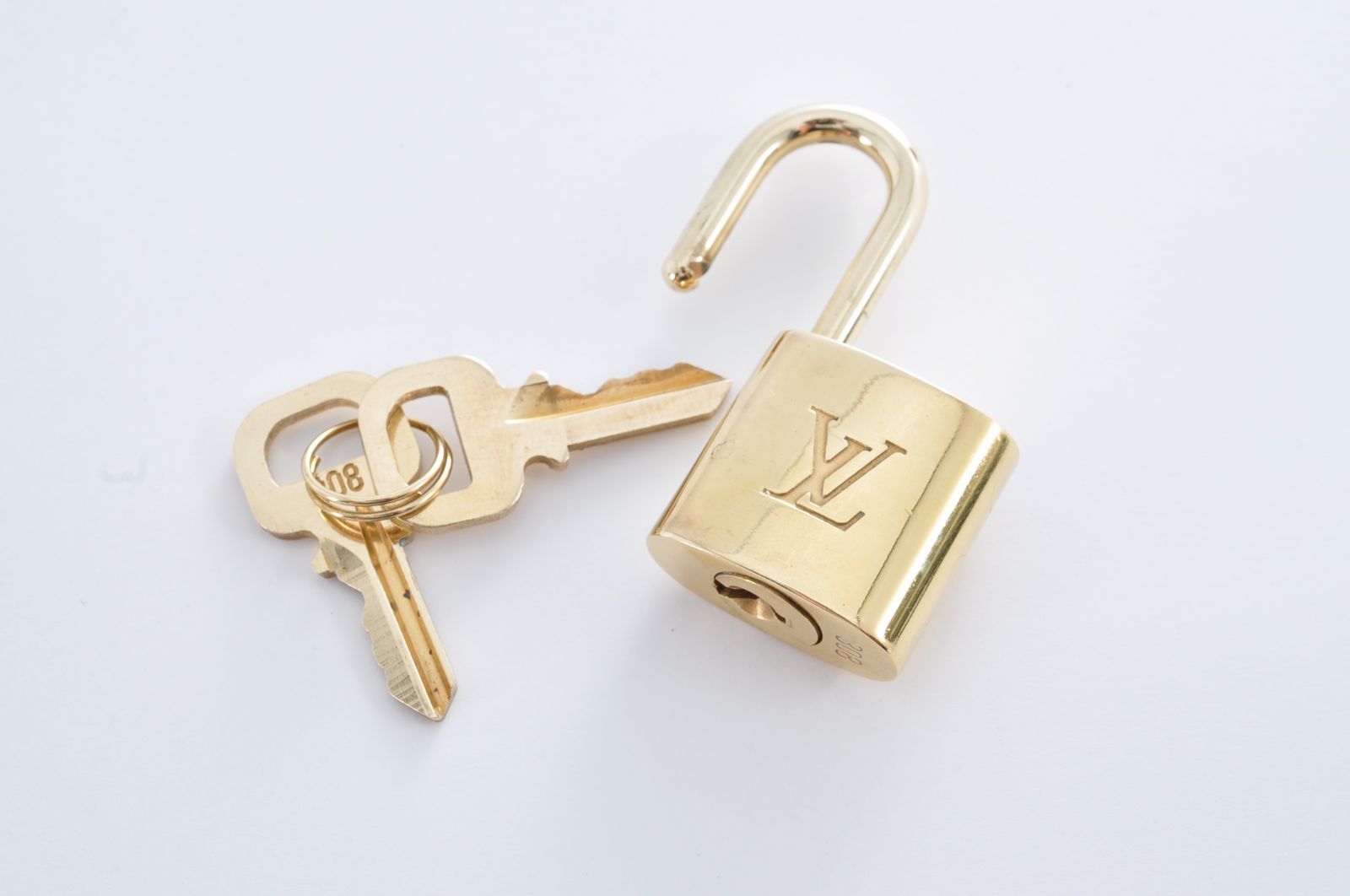 Louis Vuitton ルイ・ヴィトン 南京錠 パドロック カデナ 鍵 ゴールド