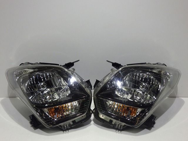 ワゴンR ヘッドライト 左右 MH34S HID 100-59270 BD インナーブラック
