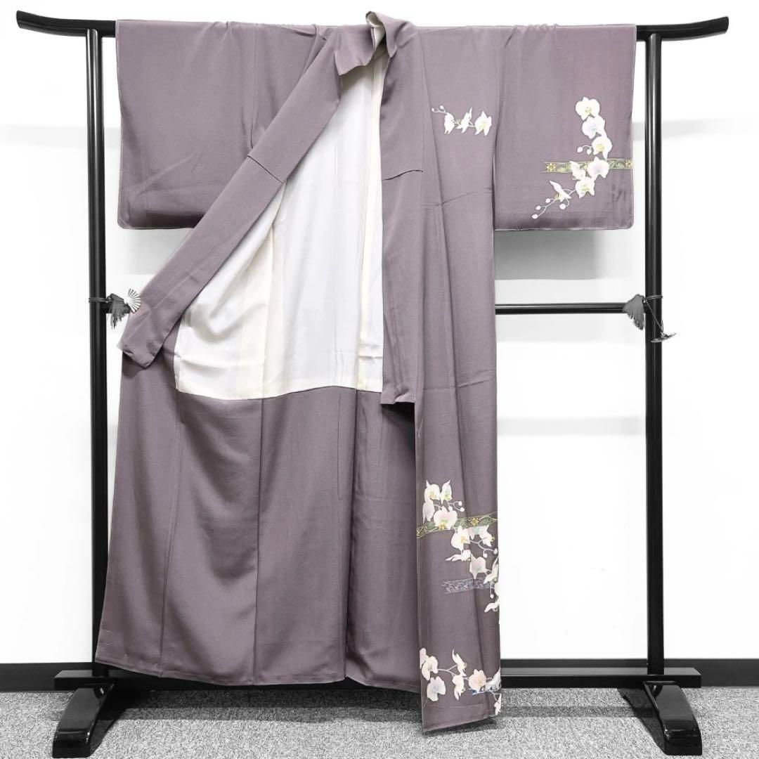 未着用 奥田勝将 付け下げ 本加賀友禅 証紙付き 花模様 着物 071w