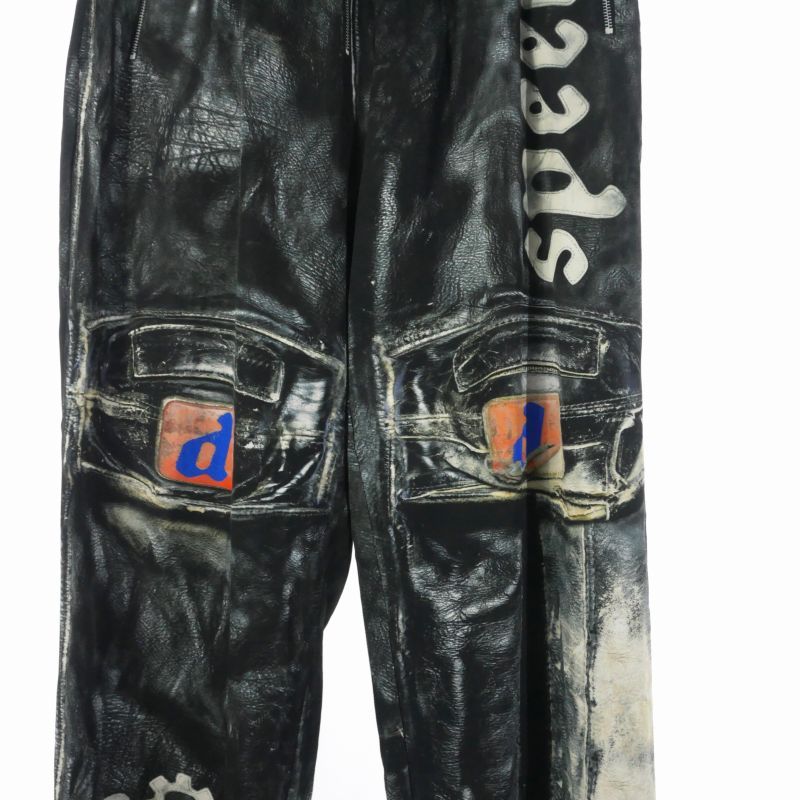 DIESEL ディーゼル レーヨン トロンプルイユ 転写プリント 半袖シャツ