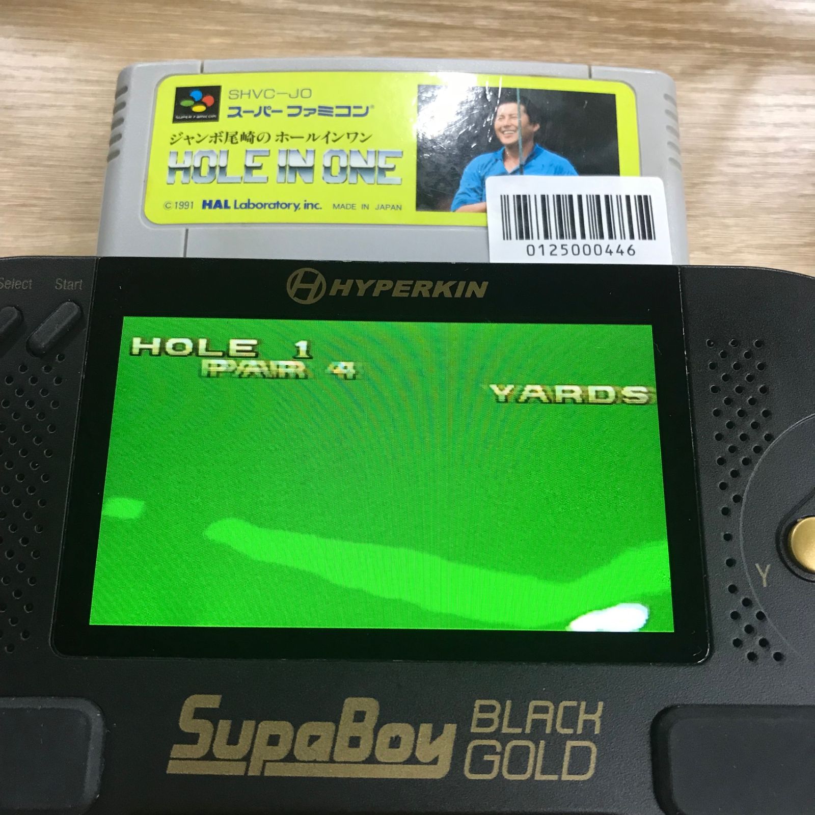 動作確認済】ジャンボ尾崎のホールインワン SHVC-JO[SFC/SNES