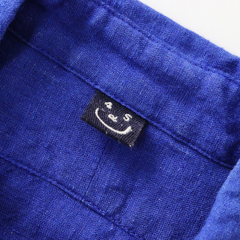 リネンシャンブレーの908グランパプルシャツ 2