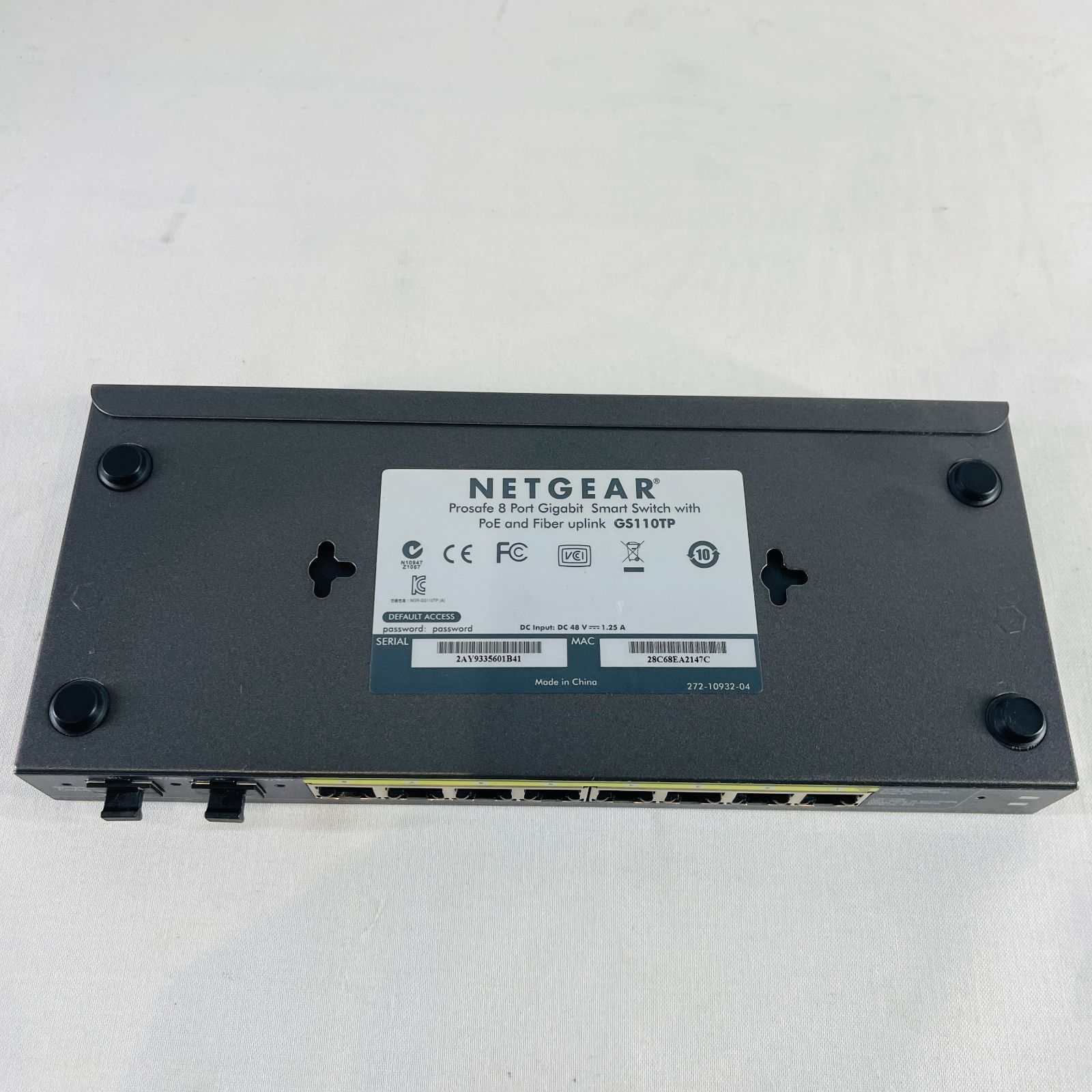 未開封】ネットギア8ポート SFPx2 PoE+ GS110TP-300AJS 【公式通販】