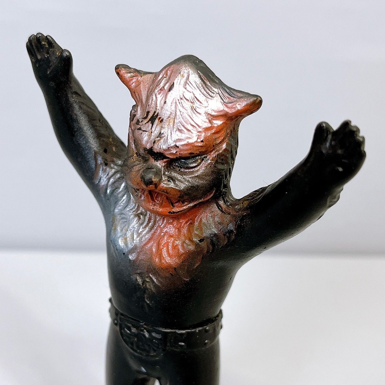 【超貴重】 当時物　ミニソフビ　怪人オオカミ男　仮面ライダー　狼男　ポピー 超貴重】 当時物 ミニソフビ 怪人オオカミ男 仮面ライダー 狼男