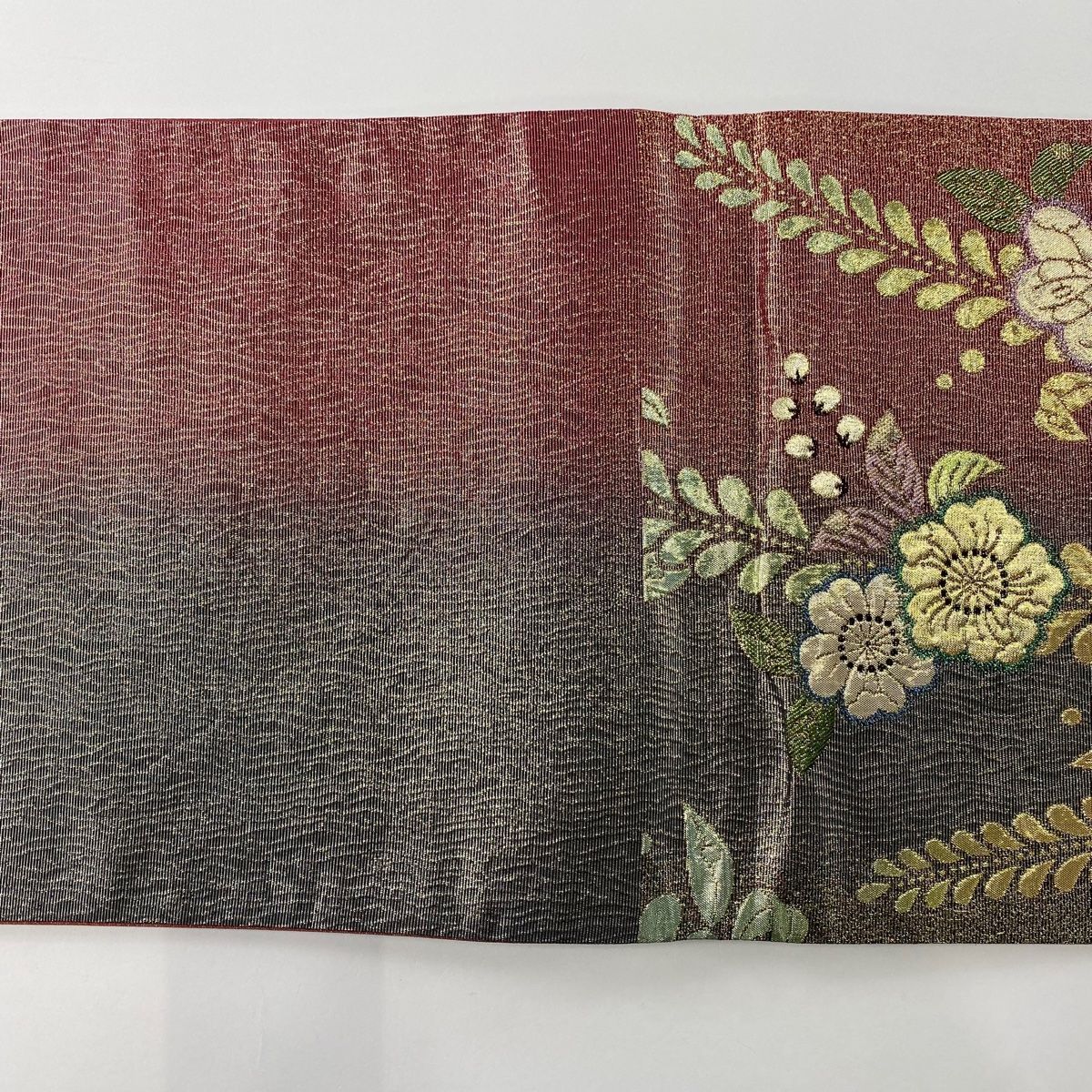 A 102六通柄袋帯　唐織桐菊辻ヶ花鳥　金糸美品　振袖向き A 102六通柄袋帯 唐織桐菊辻ヶ花鳥 金糸美品 振袖向き - メルカリ