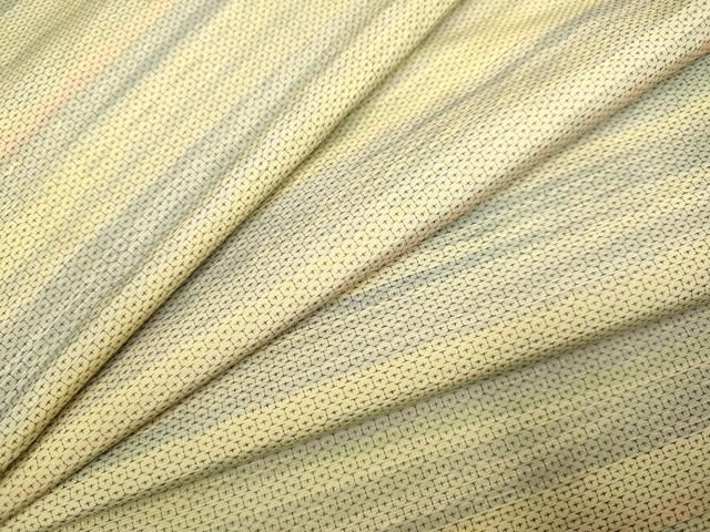 平和屋着物▽上質な紬 単衣 売れ筋 霞文 正絹 逸品 DAAR5356du 平和