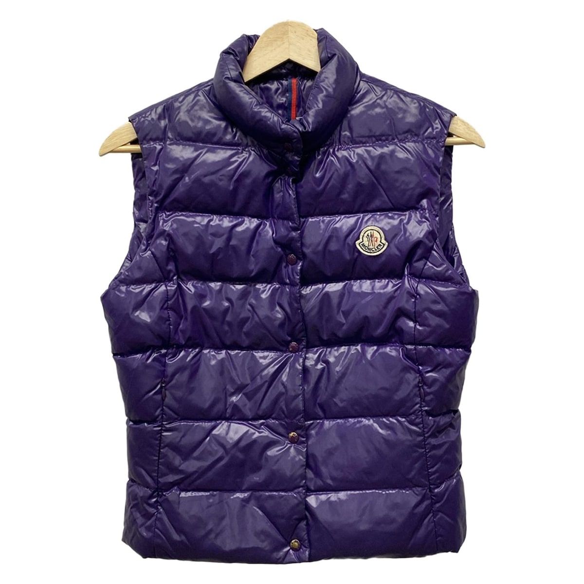 MONCLER モンクレール ダウンベスト サイズ0 XS レディース - パープル 秋|冬