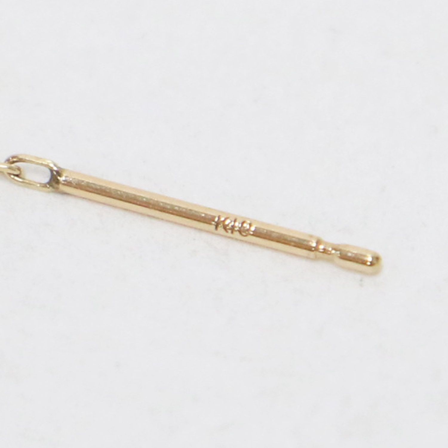 美品】agete アガット ドロップ アメリカン ピアス / 両耳用