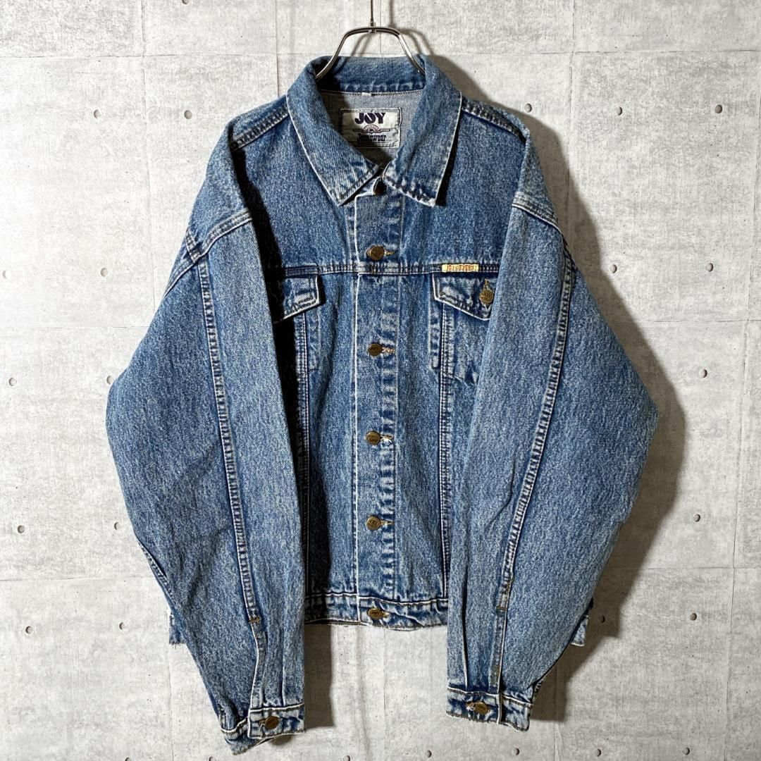 色落ち最高 グランジ デニムジャケット Gジャン ショート丈 90s US古着