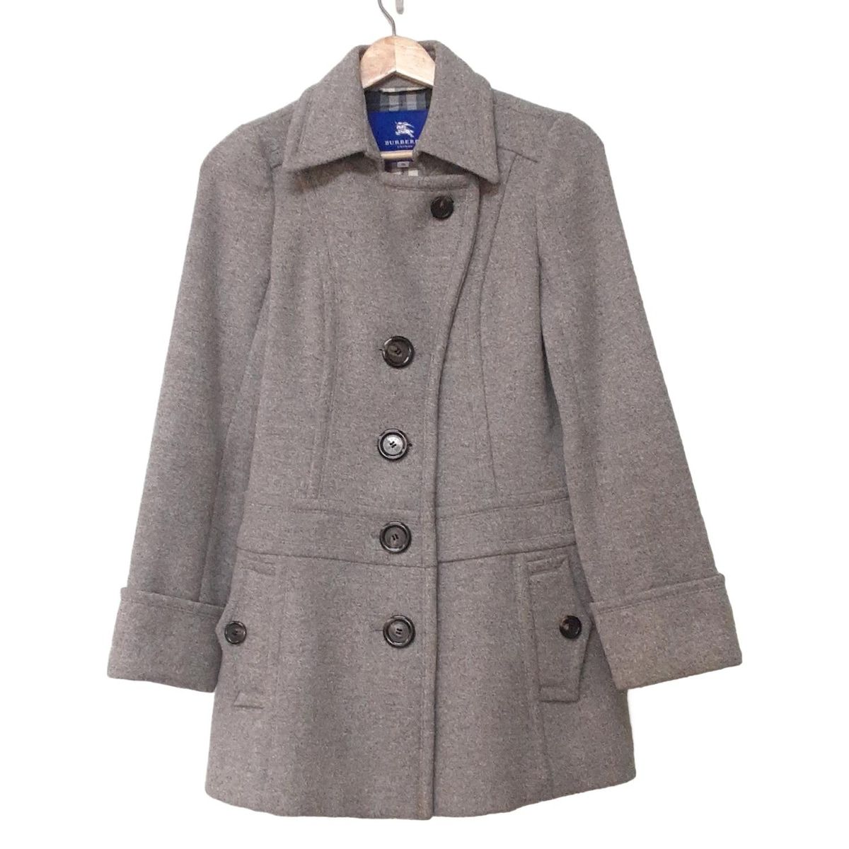 Burberry Blue Label バーバリーブルーレーベル コート サイズ38 M レディース - グレー 長袖 冬