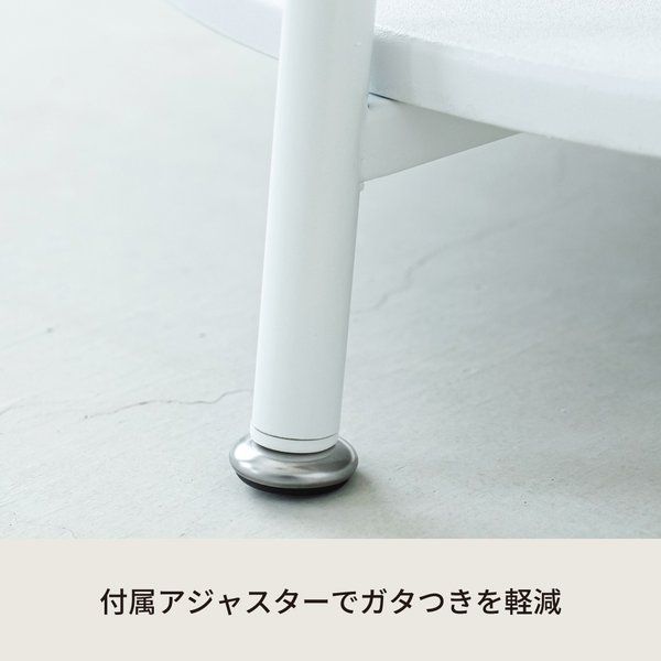ヴィンテージ棚付リビングテーブル ナチュラル