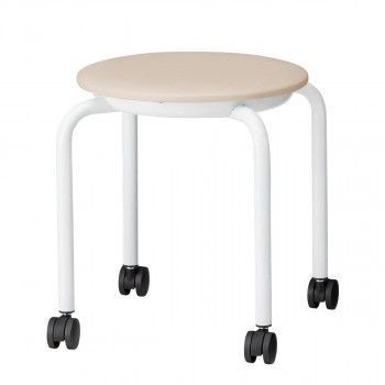 藤沢工業 TOKIO スツール JBM-C36TL-S ライトベージュ レザー 5脚入