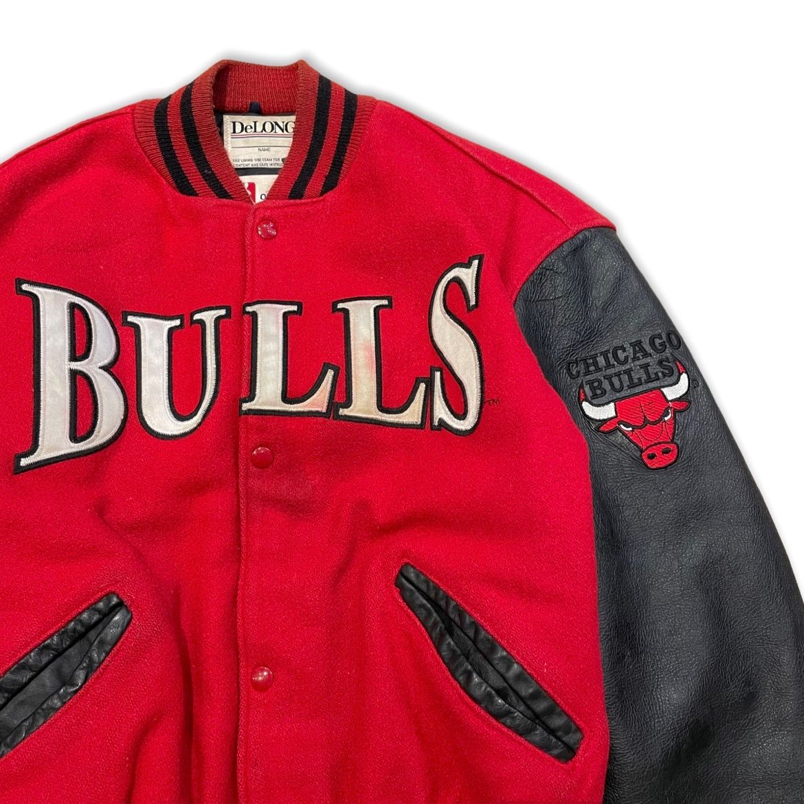 90s DeLONG NBA BULLS シカゴブルズ スタジャン - メルカリShops