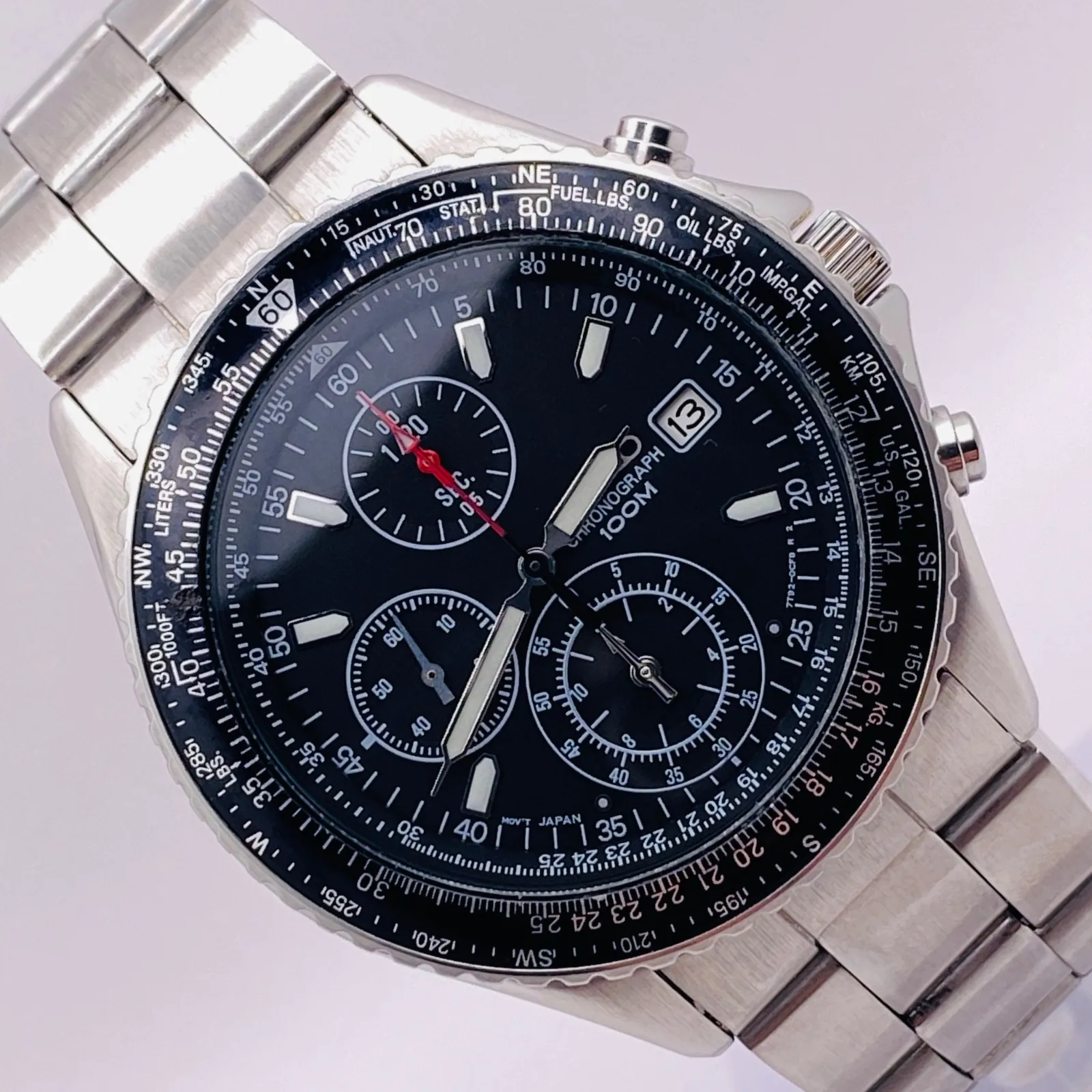 T179）良品 稼動品 SEIKO セイコー フライトマスター パイロット