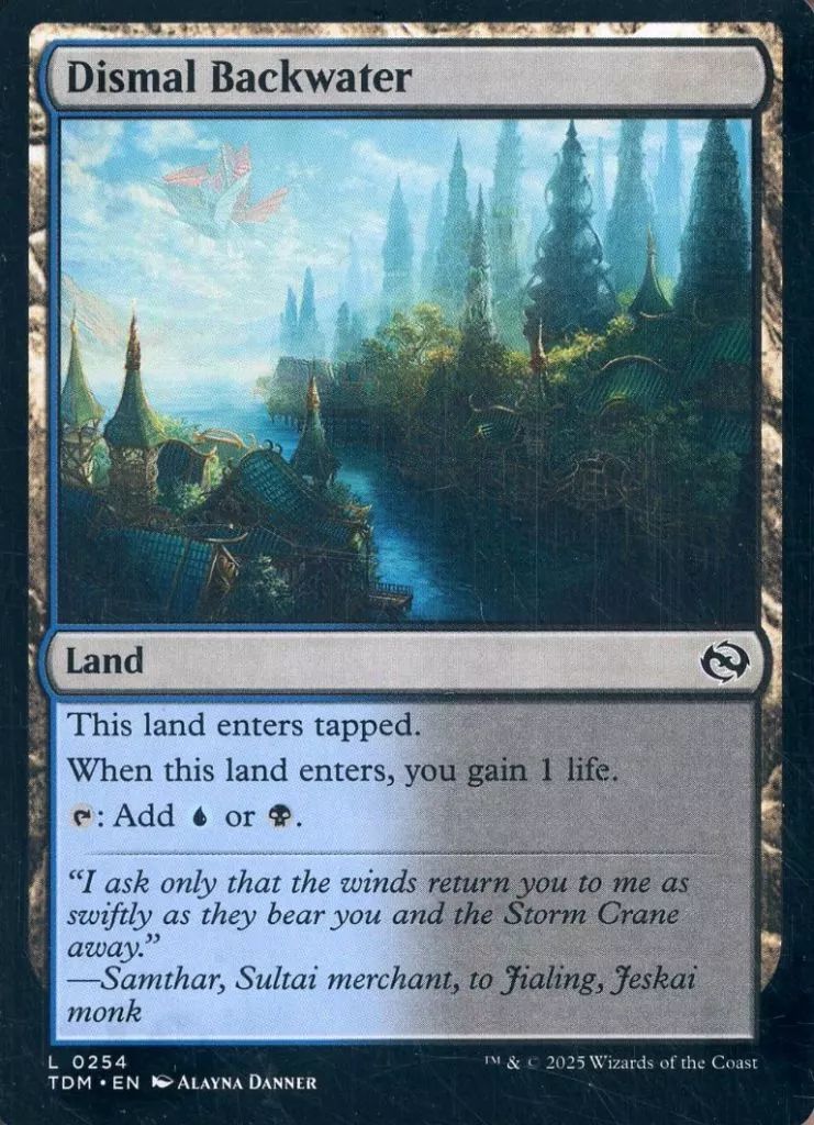 敵者生存　MTG マジックザギャザリング 中古】マジックザギャザリング 0254[L]：【TDM】Dismal