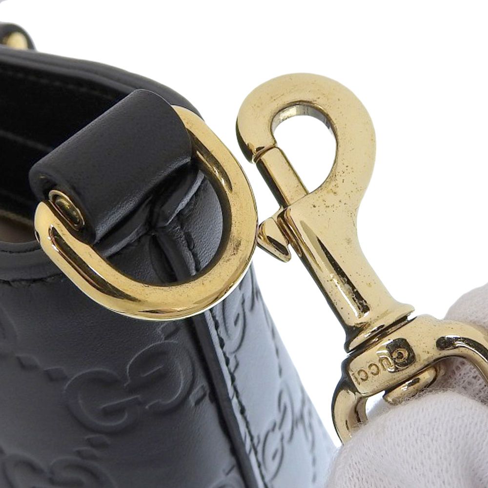 本物保証】 超美品 グッチ GUCCI グッチシマ ロゴ 2WAYバッグ 432124 
