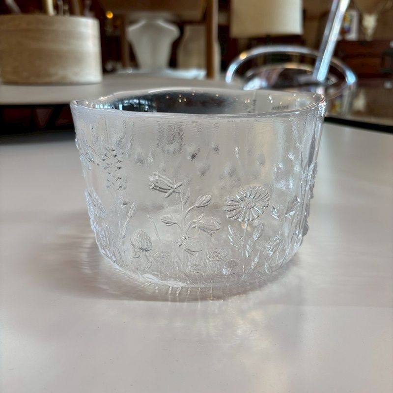 【未使用】 KOSTA BODA (コスタボダ) ウラガラスボウル　大・中セット KOSTA BODA コスタボダガラスボウル4枚セットデザートボウル