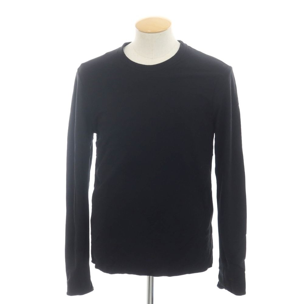 【中古】ジェームスパース JAMES PERSE コットン クルーネック 長袖Ｔシャツ ブラック【サイズ1】【メンズ】