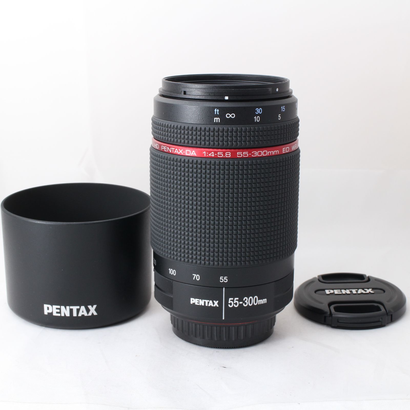 ☆美品☆ ペンタックス HD PENTAX-DA 55-300mmF4-5.8ED WR 望遠ズーム 