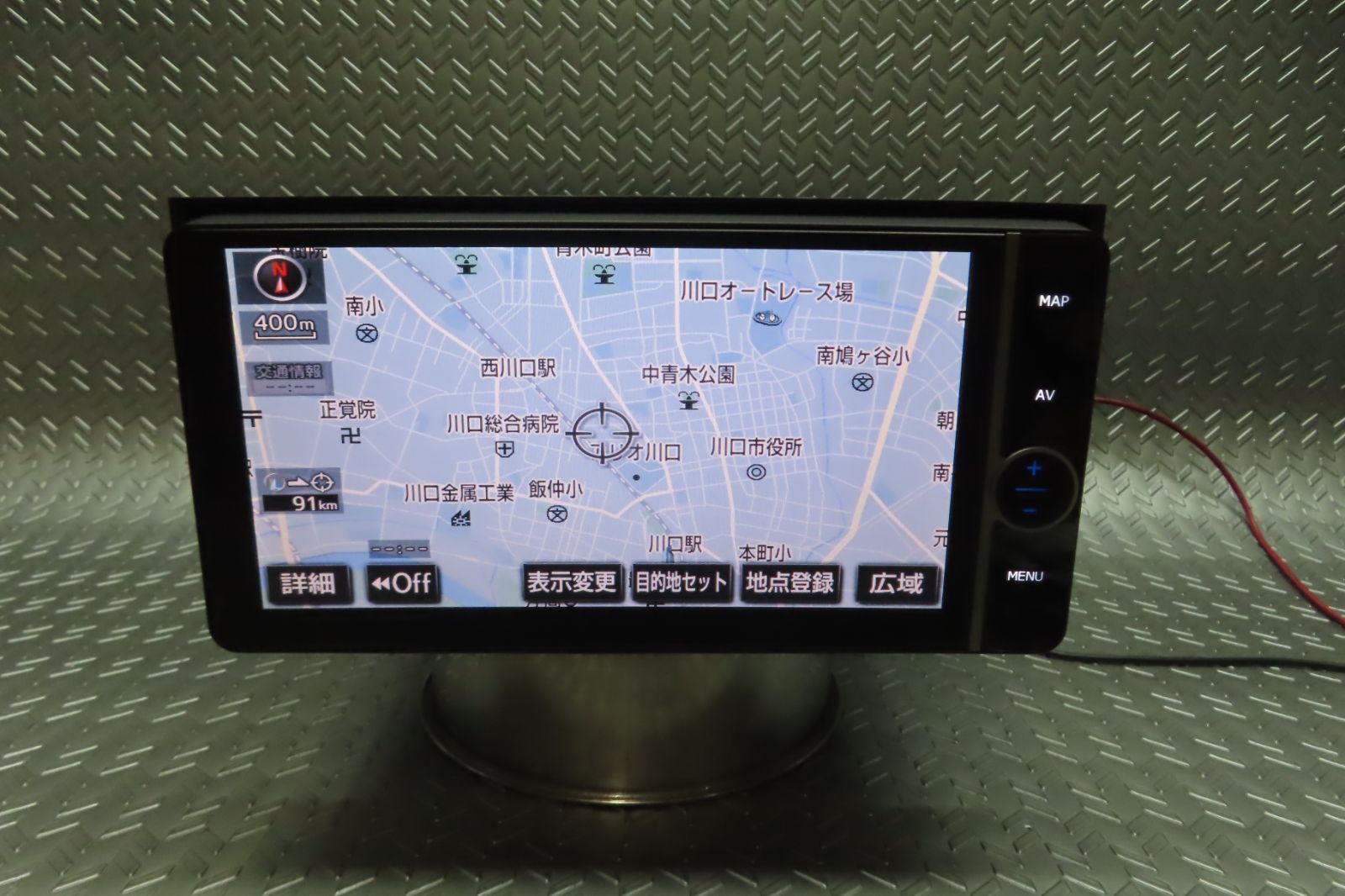 完動品保証付W5799/トヨタ純正　HDDナビ　NHZD-W62G　TV地デジフルセグ内蔵　Bluetooth内蔵　TV視聴OK　ロック解除済　本体のみ