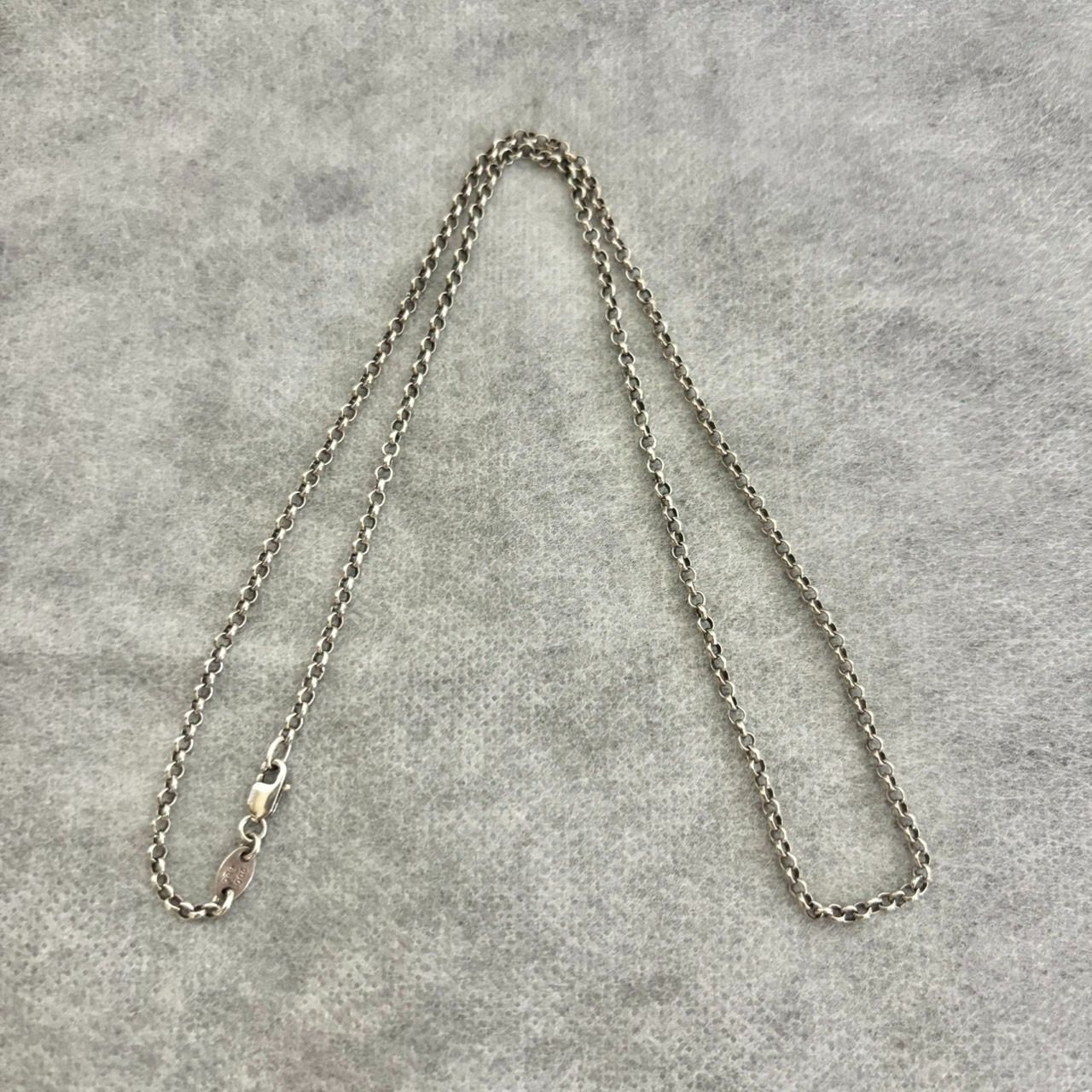 CHROME HEARTS シルバー925 ロールチェーン Chrome Hearts - CHROME HEARTS クロムハーツ ロールチェーン