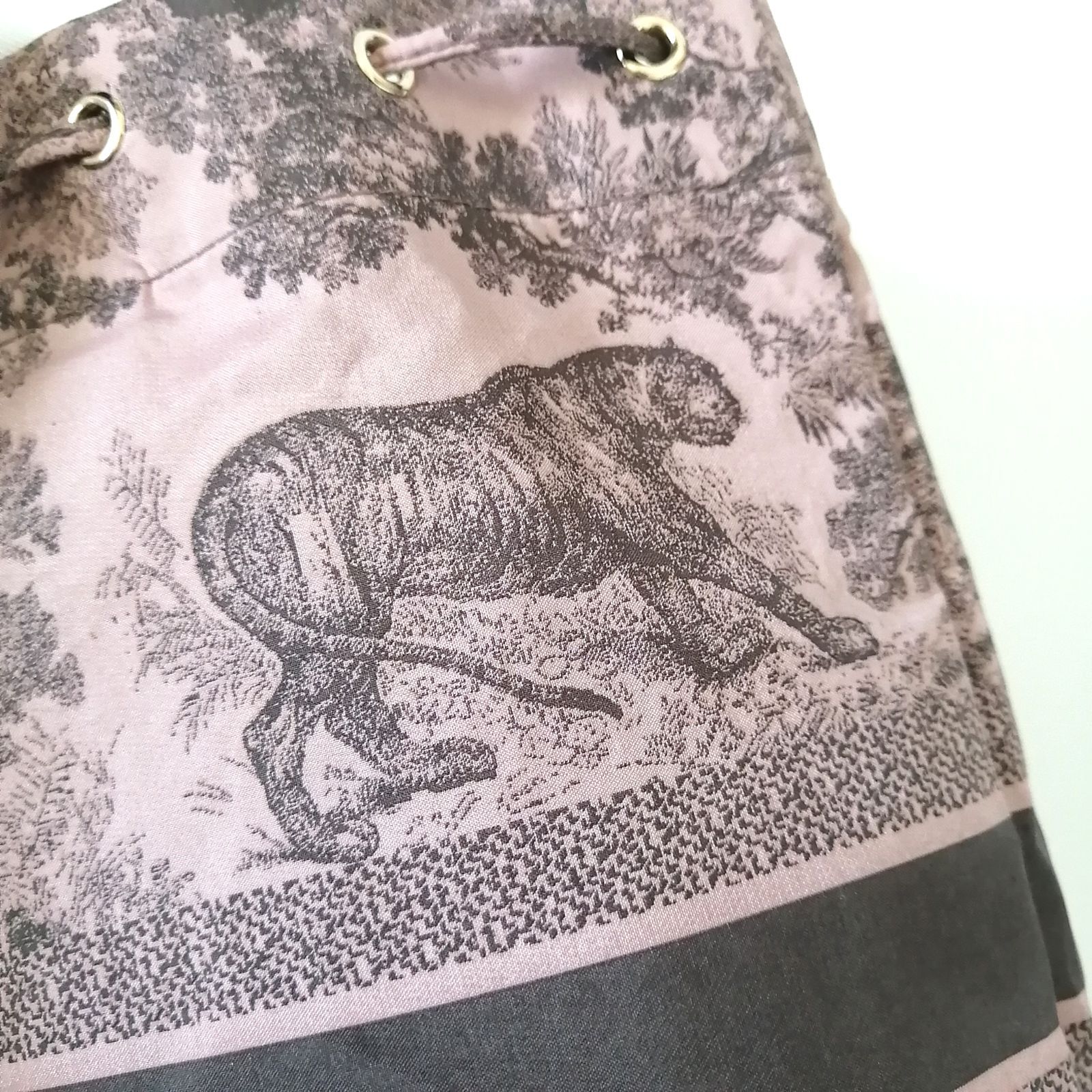 【美品】Christian Dior パームツリーバッグ　トラベルポーチ　巾着 DIOR | ポーチ |ウィメンズ・ レディースレザーグッツ