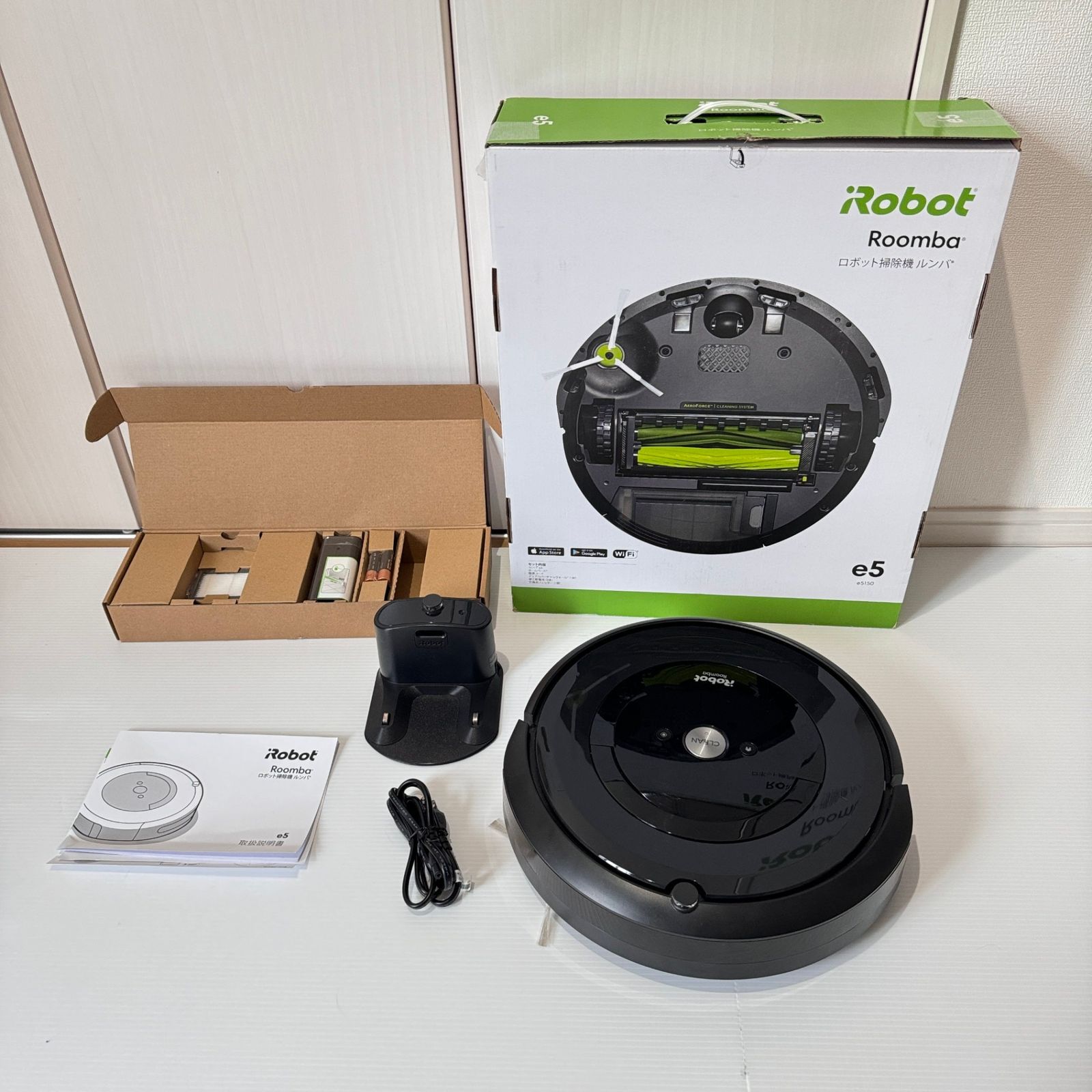未使用】ルンバ e5 せこく アイロボット ロボット掃除機 Wi-Fi対応 e5150