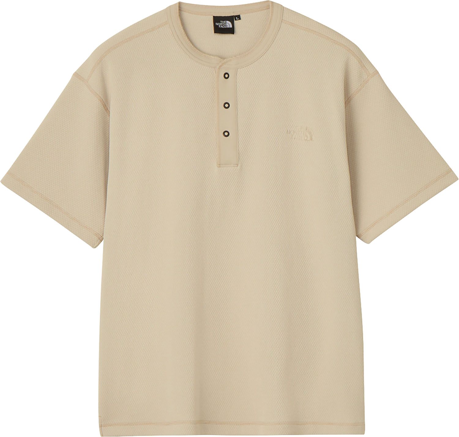 ザ ノース フェイス THE NORTH FACE アウトドア ショートスリーブハニカムヘンリー SS HONEYCOMB HENRY メンズ カットソー Tシャツ ハーフスリーブ トップス 半袖シャツ ロゴ ウェア NT1253 NT ニュートープ